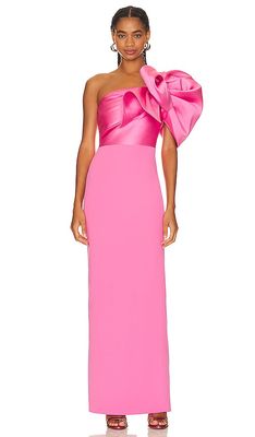 SOLACE London Iyana Maxi Dress in Pink