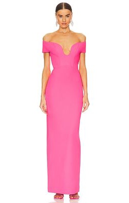 SOLACE London Marlowe Maxi Dress in Pink