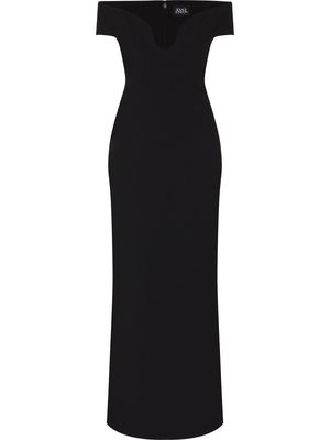 Solace London Marlowe off-shoulder dress - Black