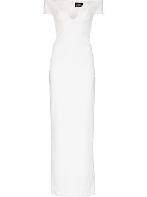 Solace London Marlowe off-shoulder dress - White