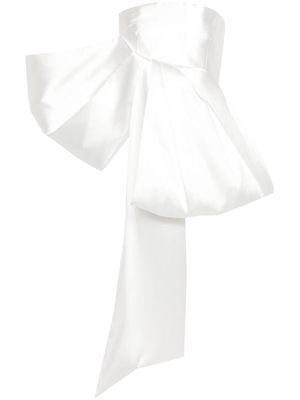 Solace London Nadina bow-detail blouse - White