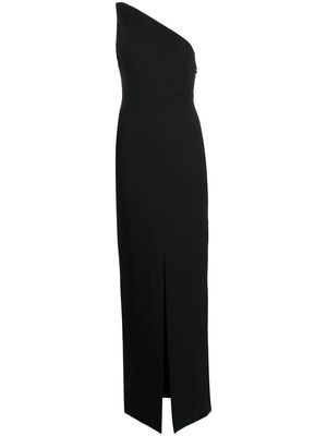 Solace London Nadina one-shoulder gown - Black