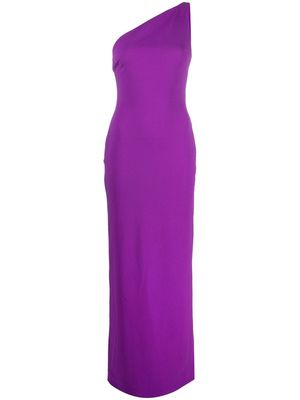 Solace London Nadina one-shoulder maxi dress - Purple