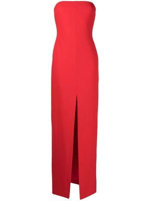 Solace London strapless maxi dress - Red