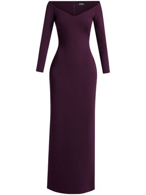 Solace London Tara off-shoulder maxi dress - Purple