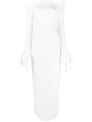 Solace London The Amalie off-shoulder dress - White