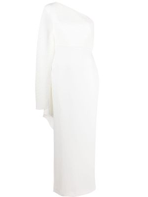 Solace London The Lilia one-shoulder dress - White