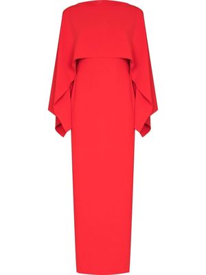 Solace London Yael boat neck dress - Red