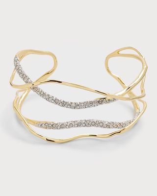 Solanales Crystal Cuff Bracelet