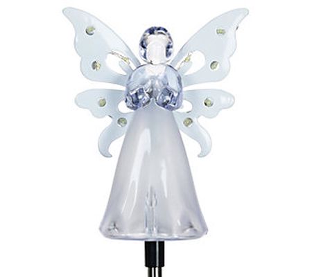 Solar Angel with 12 LED Wings by Exhart