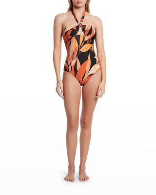 Solari Halter One-Piece Swimsuit