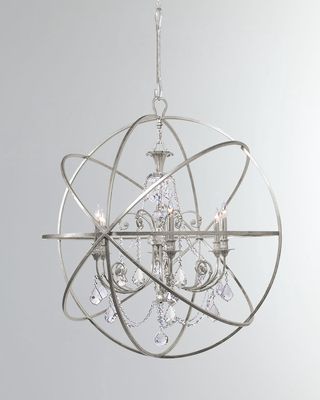 Solaris 6-Light Crystal Sphere Chandelier