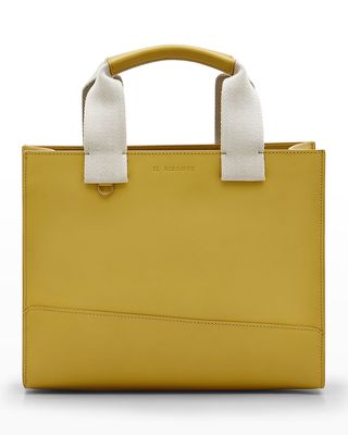 Sole Vacchetta Leather Top-Handle Bag