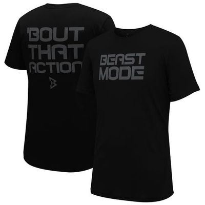 Soleworks Unisex Black Beast Mode Bout That Action Essentials T-Shirt