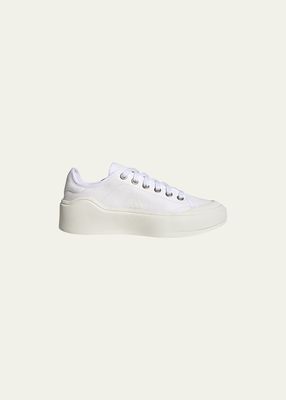Solid Canvas Court Sneakers