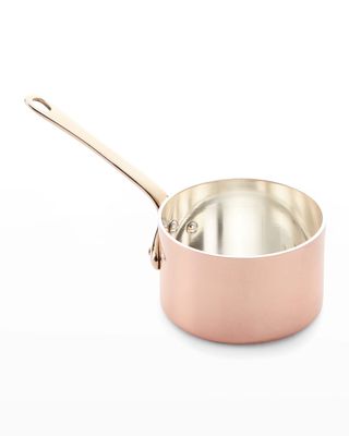 Solid Copper Butter Pan with Silver Lining, 3.25"Dia.