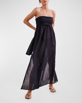 Solid Davina Maxi Dress Coverup