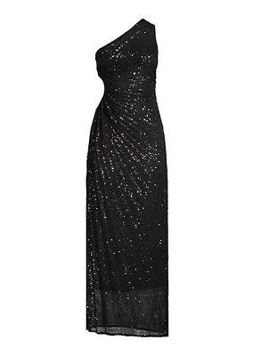 Solie Sequined Cut-Out Maxi Dress