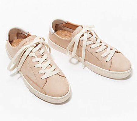 Soludos Leather Lace-Up Sneakers - Ibiza