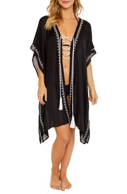 Soluna Embroidered Cover-Up in Black