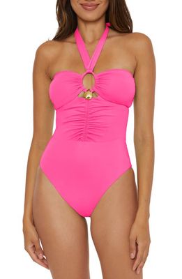 Soluna Shell One-Piece Swimsuit in Daiquiri