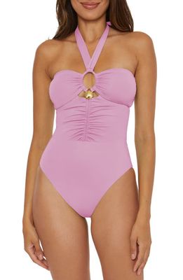 Soluna Shell One-Piece Swimsuit in Lavender 