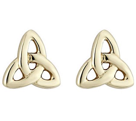 Solvar 14K Trinity Stud Earrings