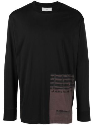 Song For The Mute Almost Aggressive long-sleeve T-shirt - Black