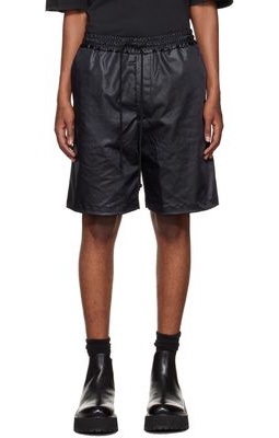 Song for the Mute Black Elasticated Shorts
