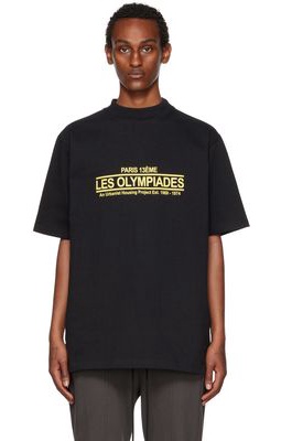 Song for the Mute Black 'Les Olympiades' T-Shirt
