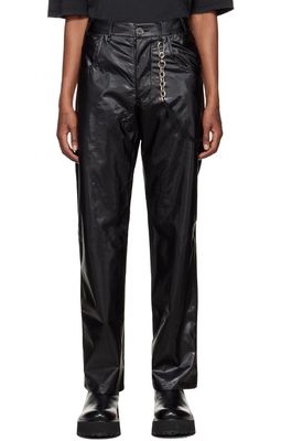 Song for the Mute Black Long Work Trousers