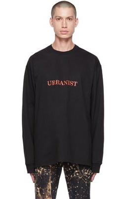 Song for the Mute Black 'Urbanist' Sweatshirt