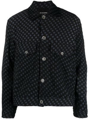 Song For The Mute check-pattern shirt jacket - Black