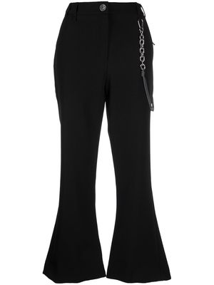 Song For The Mute flared wool trousers - Black