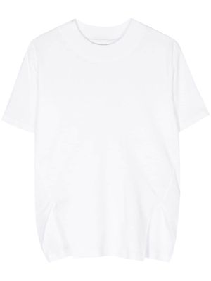 Song For The Mute front-slits cotton T-shirt - White