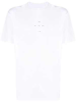 Song For The Mute graphic-print cotton T-shirt - White