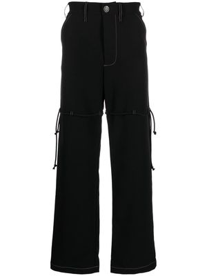 Song For The Mute high waist straight-leg trousers - Black