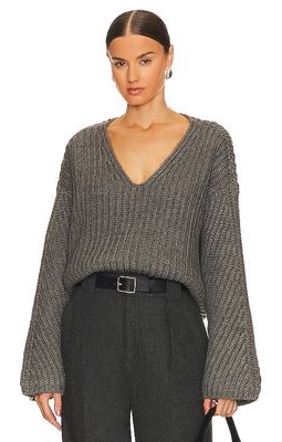 Song of Style Laken Sweater in Charcoal