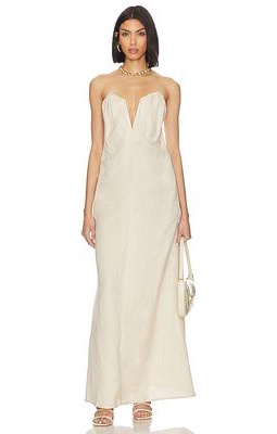 Song of Style Raya Maxi Dress in Beige