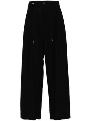 SONGZIO balloon-leg cotton trousers - Black