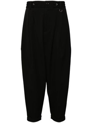 SONGZIO balloon-leg cropped trousers - Black