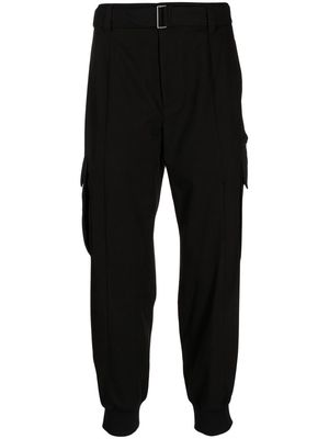 SONGZIO belted track pants - Black