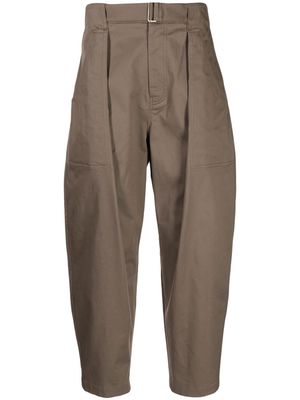 SONGZIO Carrot tapered-leg trousers - Brown