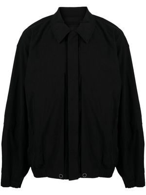 SONGZIO classic-collar shirt jacket - Black