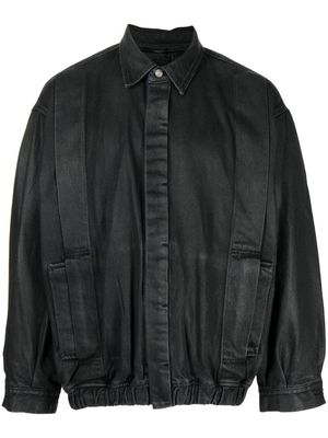 SONGZIO cocoon denim jacket - Black