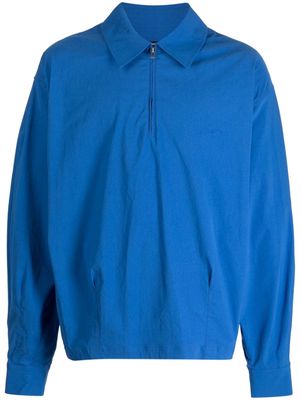 SONGZIO Dart half-zip shirt - Blue