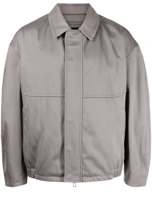 SONGZIO drop-shoulder padded bomber jacket - Grey