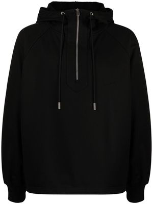 SONGZIO graphic-print cotton hoodie - Black