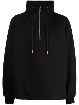 SONGZIO graphic-print cotton sweatshirt - Black