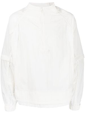 SONGZIO half-zip pullover shirt - White
